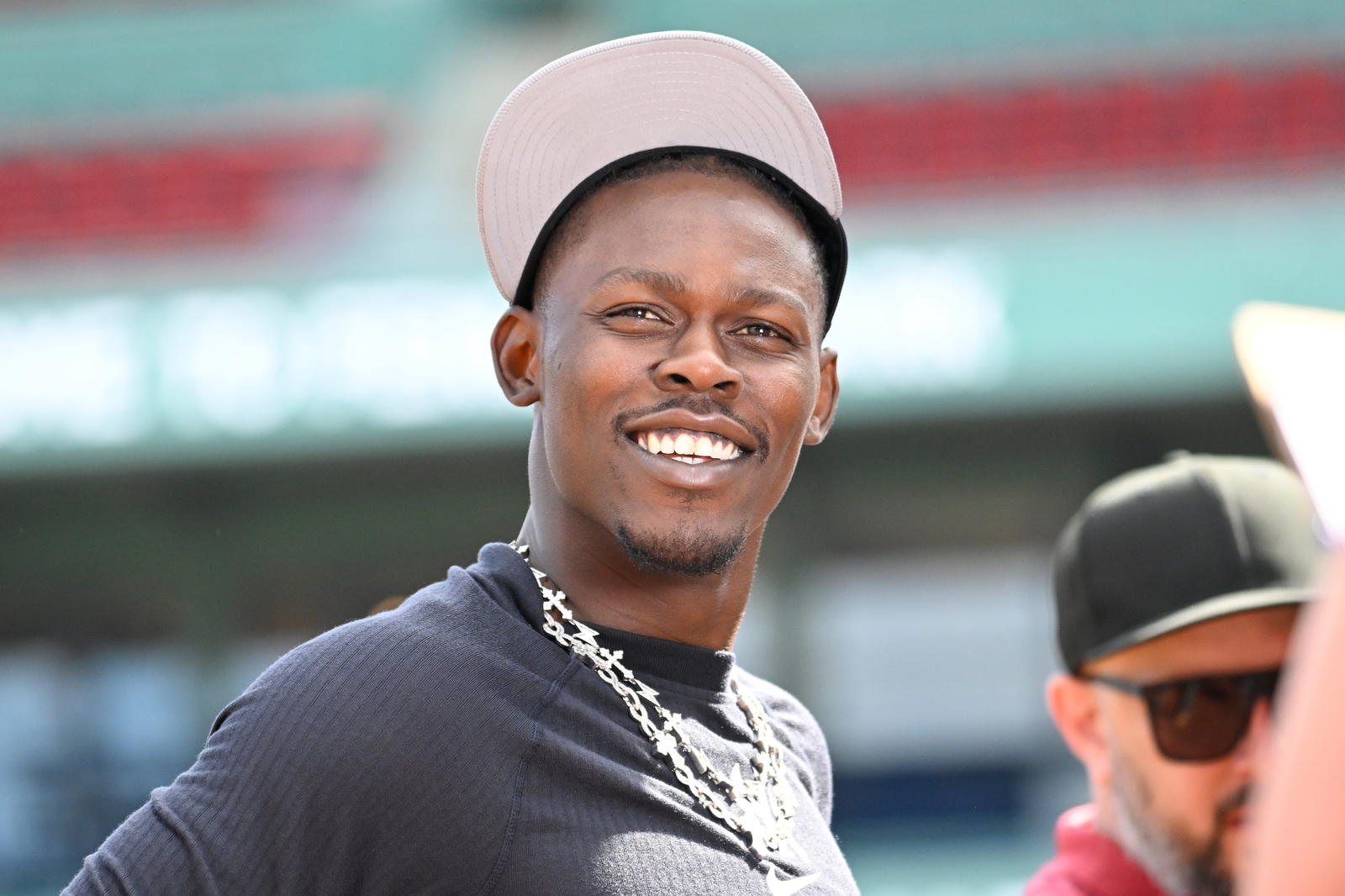 New York Yankees second baseman Jazz Chisholm. Credit: Eric Canha-Imagn Images.