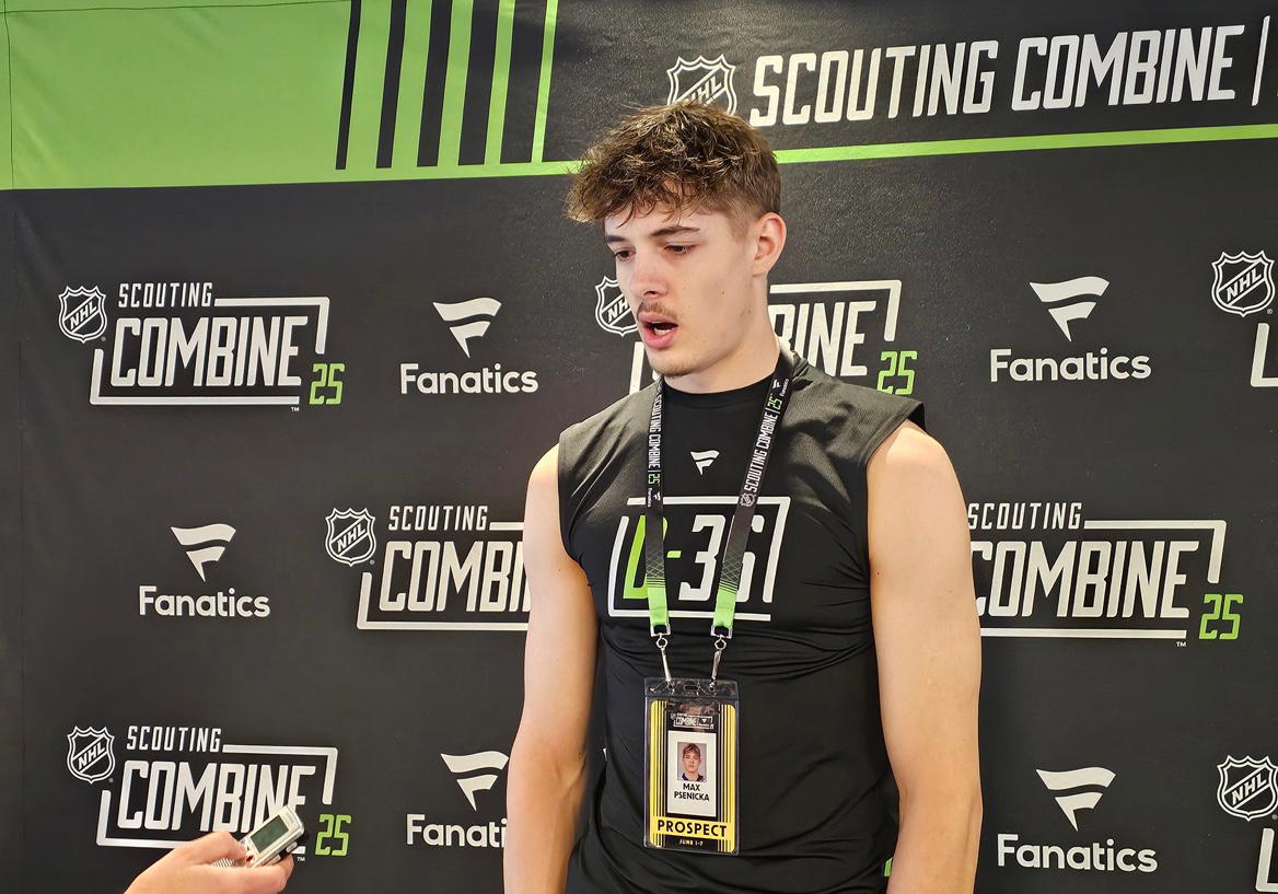 Utah Mammoth Select Max Psenicka With The 46th Pick In The 2025 NHL Draft