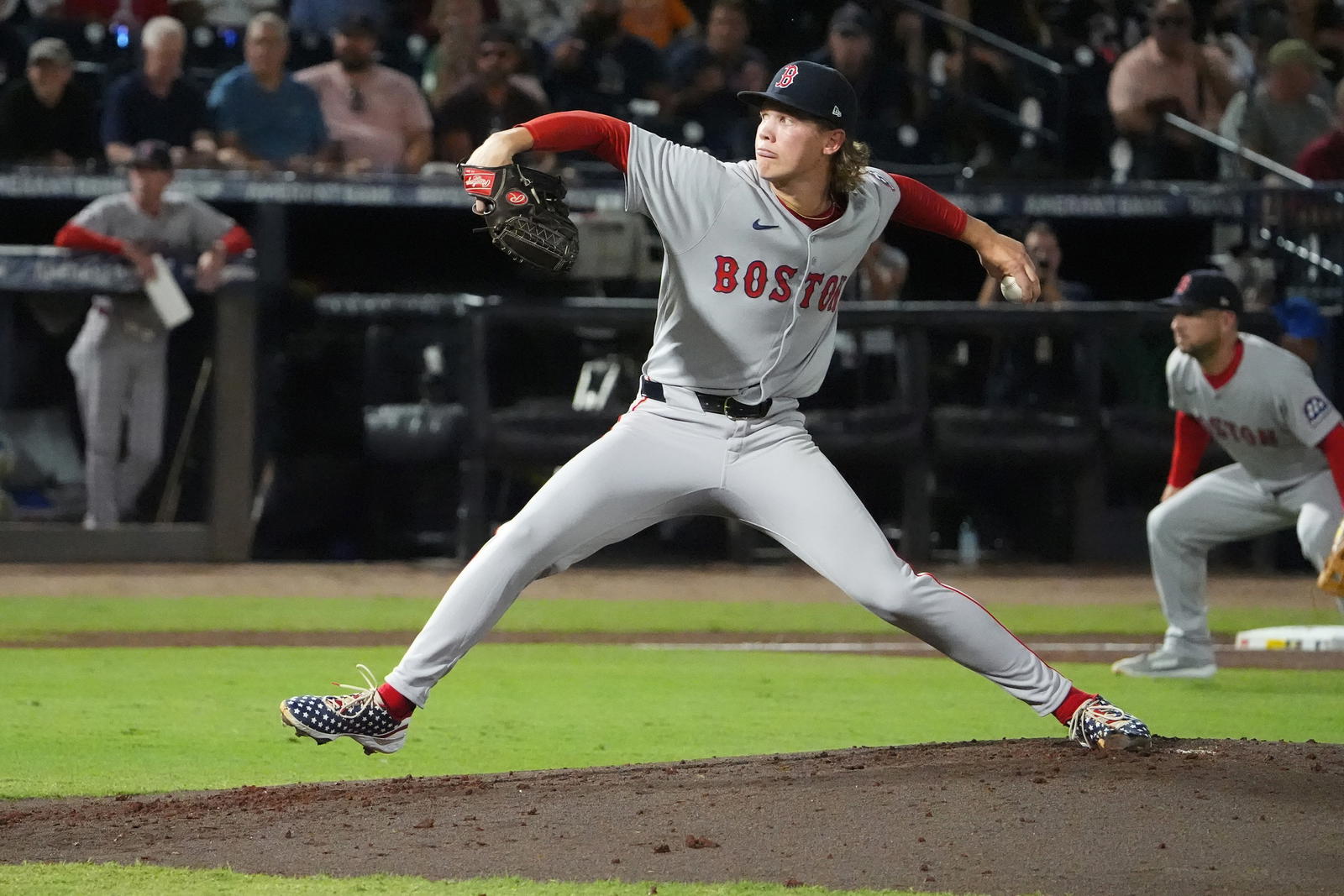 Boston Red Sox pitcher Connelly Early. Credit: Dave Nelson-Imagn Images.