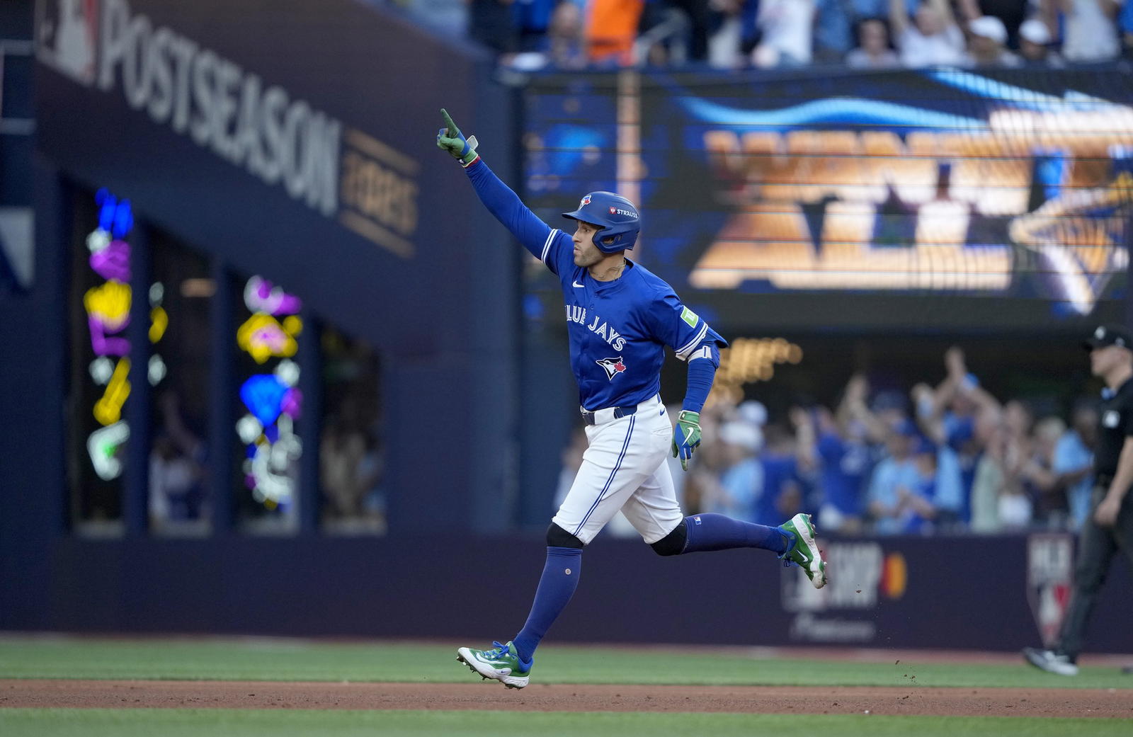 Toronto Blue Jays outfielder George Springer. Credit: Kevin Sousa-Imagn Images.