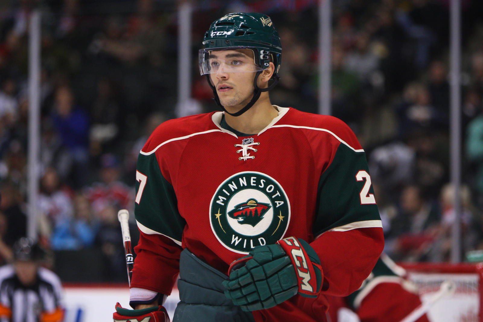 Cody Almond playing for the Minnesota Wild in 2011. © Brace Hemmelgarn-Imagn Images