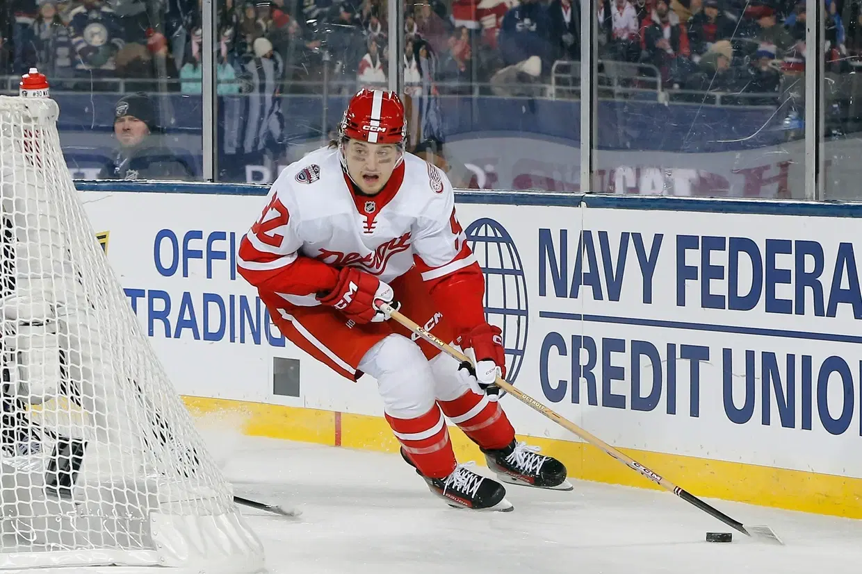 Red Wings' Marco Kasper Thrills With Famed "Michigan" Goal In Summer Play  cover image