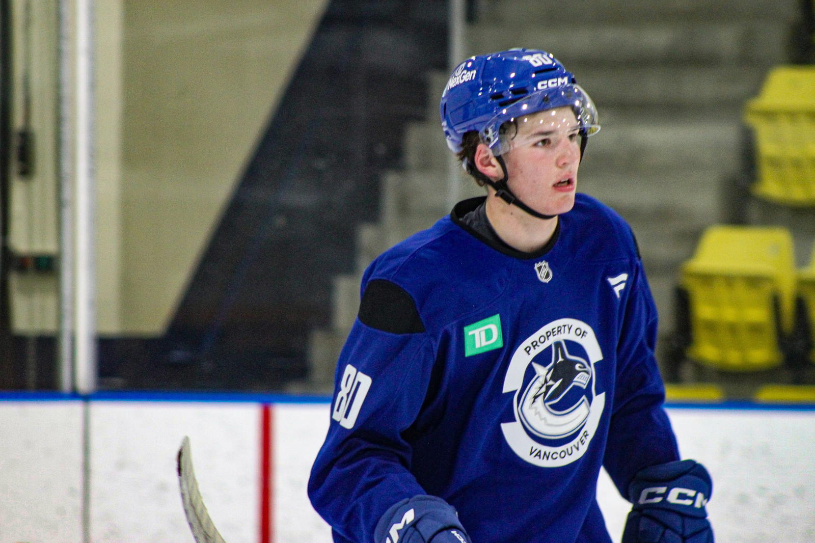 Braeden Cootes at Vancouver Canucks Development Camp (Photo Credit: Kaja Antic/THN)&nbsp;&nbsp;