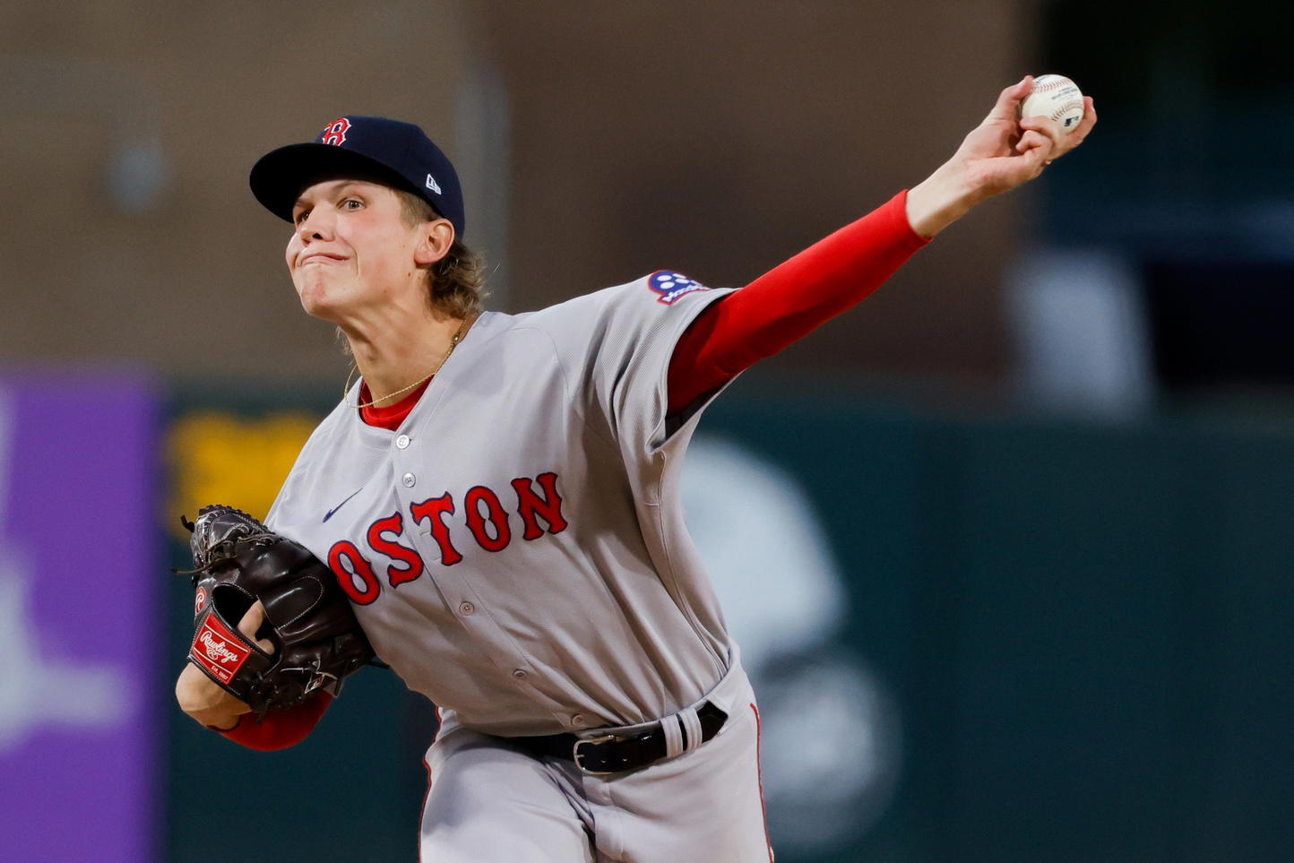 Sep 9, 2025; West Sacramento, California, USA; Boston Red Sox starting pitcher Connelly Early (71) throws a pitch during the first inning against the Athletics at Sutter Health Park. (Sergio Estrada/Imagn Images)