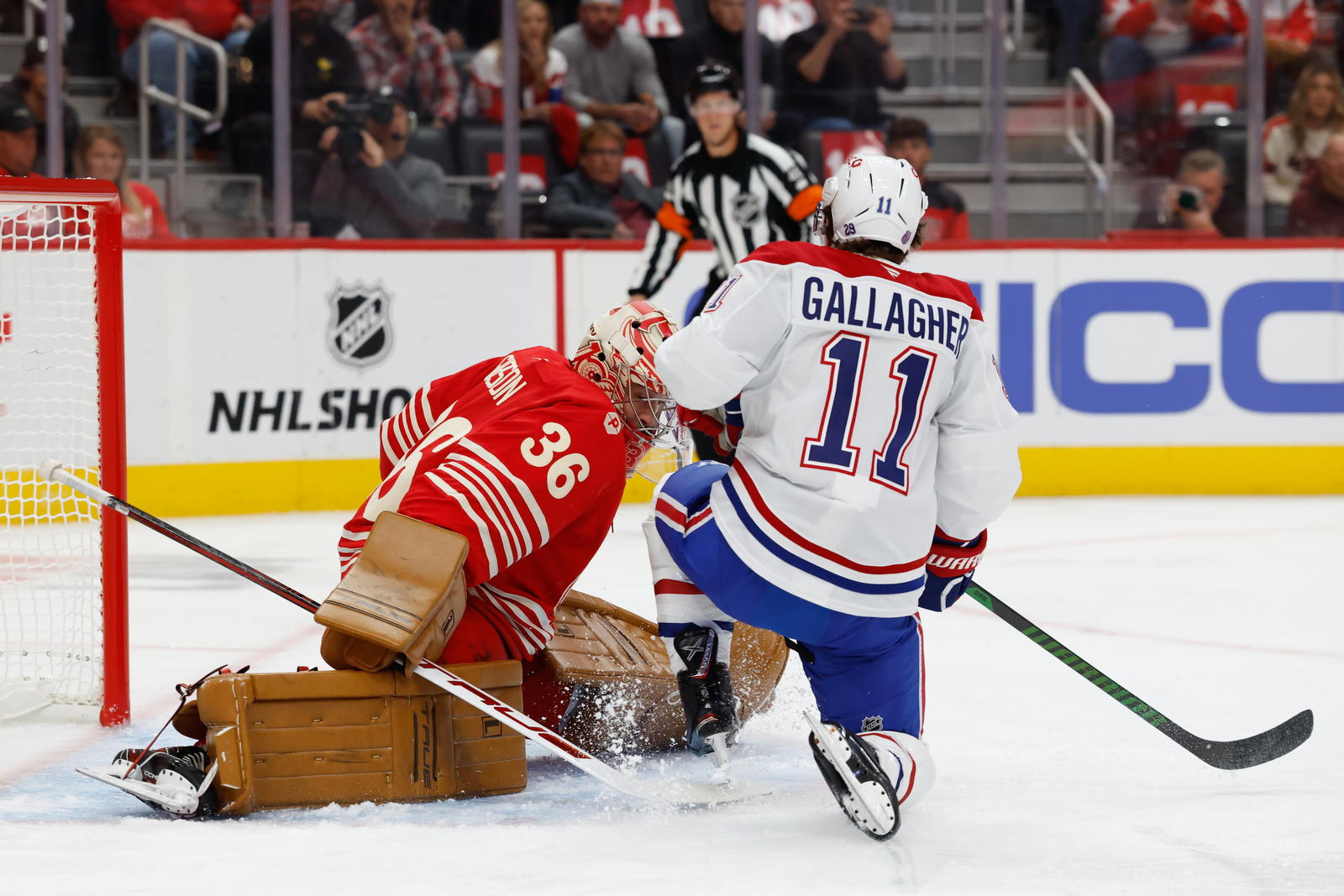 John Gibson Pulled In Red Wings Debut As Part Of 5-1 Loss To Canadiens 