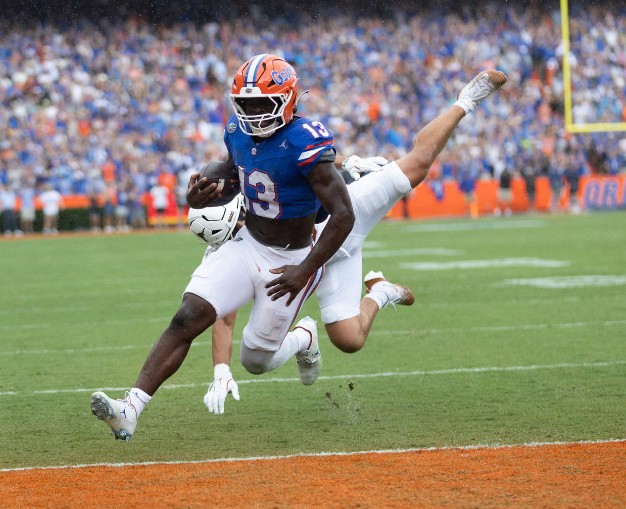 Jadan Baugh rushed 27 times for 107 yards and a touchdown. © Alan Youngblood/Gainesville Sun