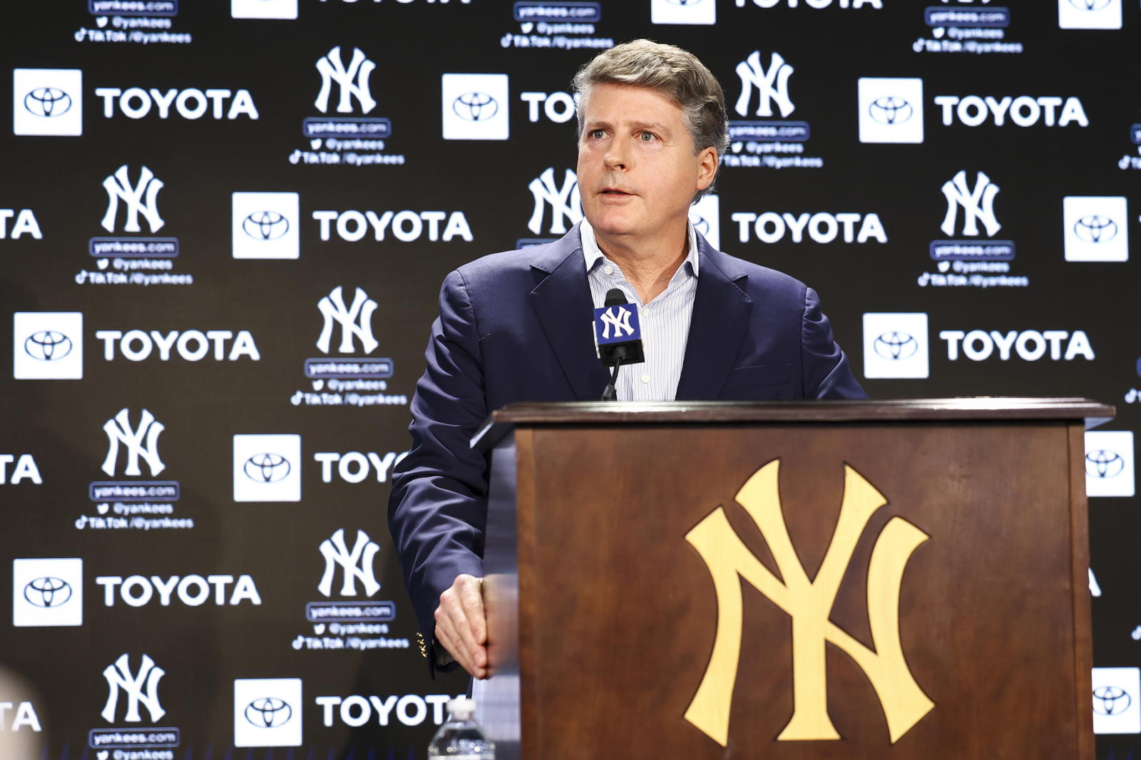 New York Yankees owner Hal Steinbrenner. Credit:&nbsp;Jessica Alcheh-Imagn Images.