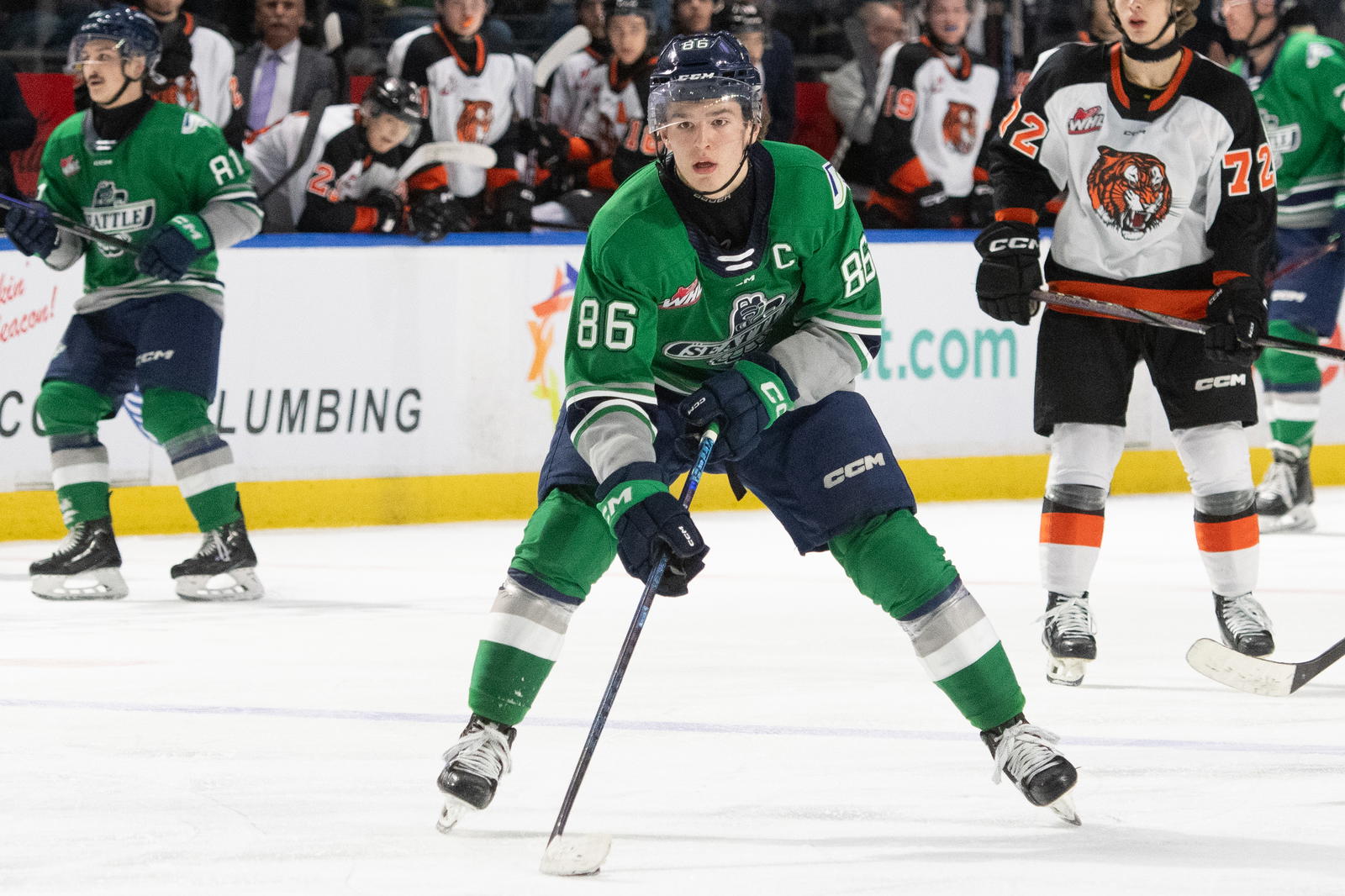 Braeden Cootes of the Seattle Thunderbirds (Photo Credit: Brian Liesse/Seattle Thunderbirds/WHL)