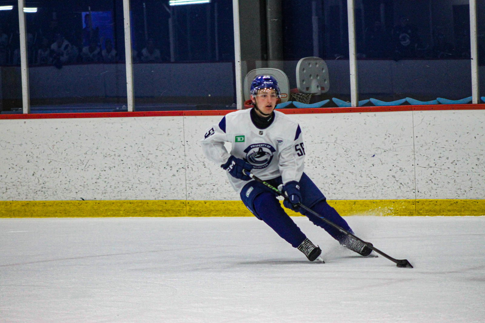 Wilson Björck at Vancouver Canucks Development Camp (Photo Credit: Kaja Antic/THN)&nbsp;&nbsp;