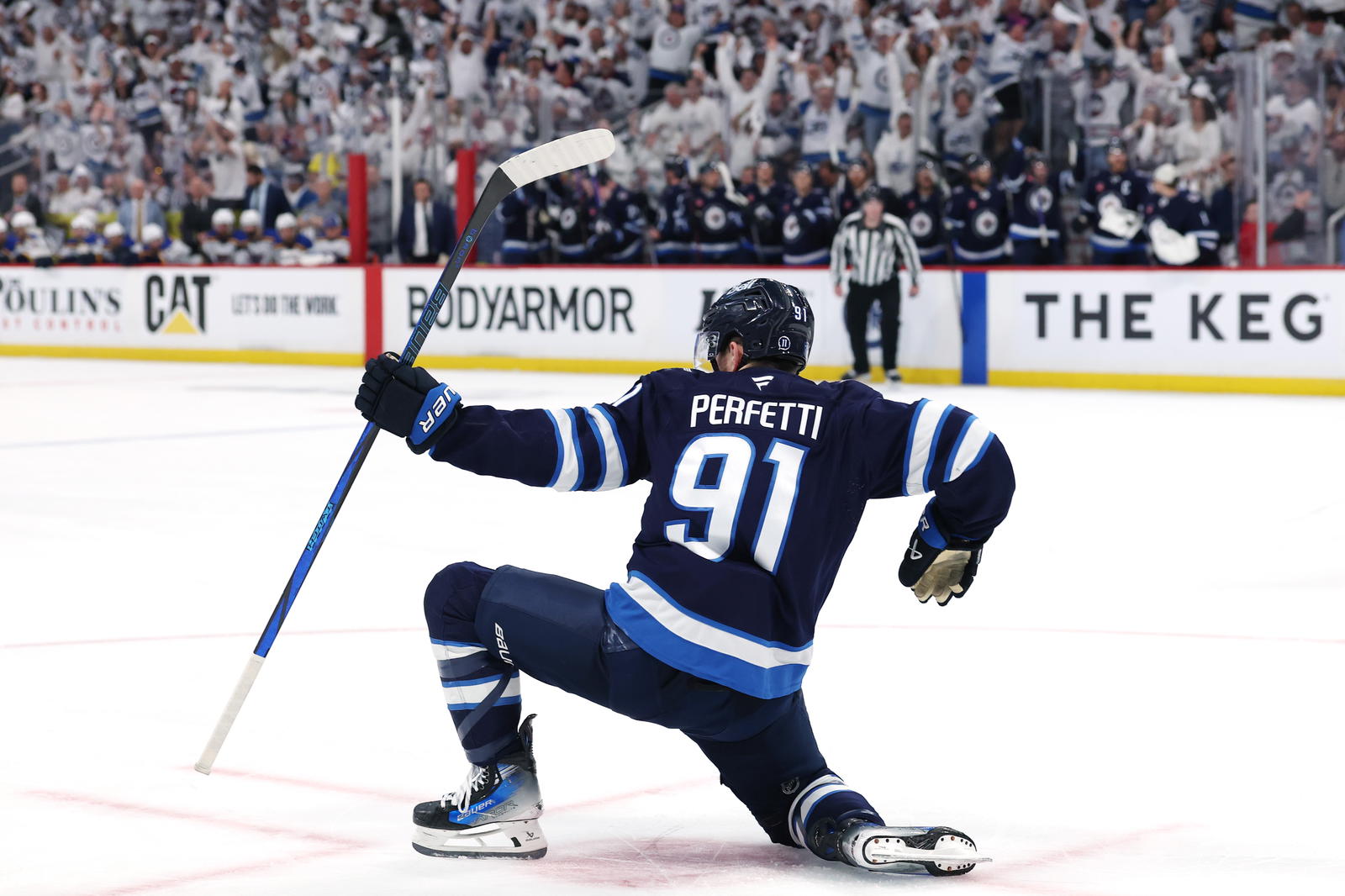 It Took Some Time, But Jets' Cole Perfetti's Shooting Luck Has Finally Arrived