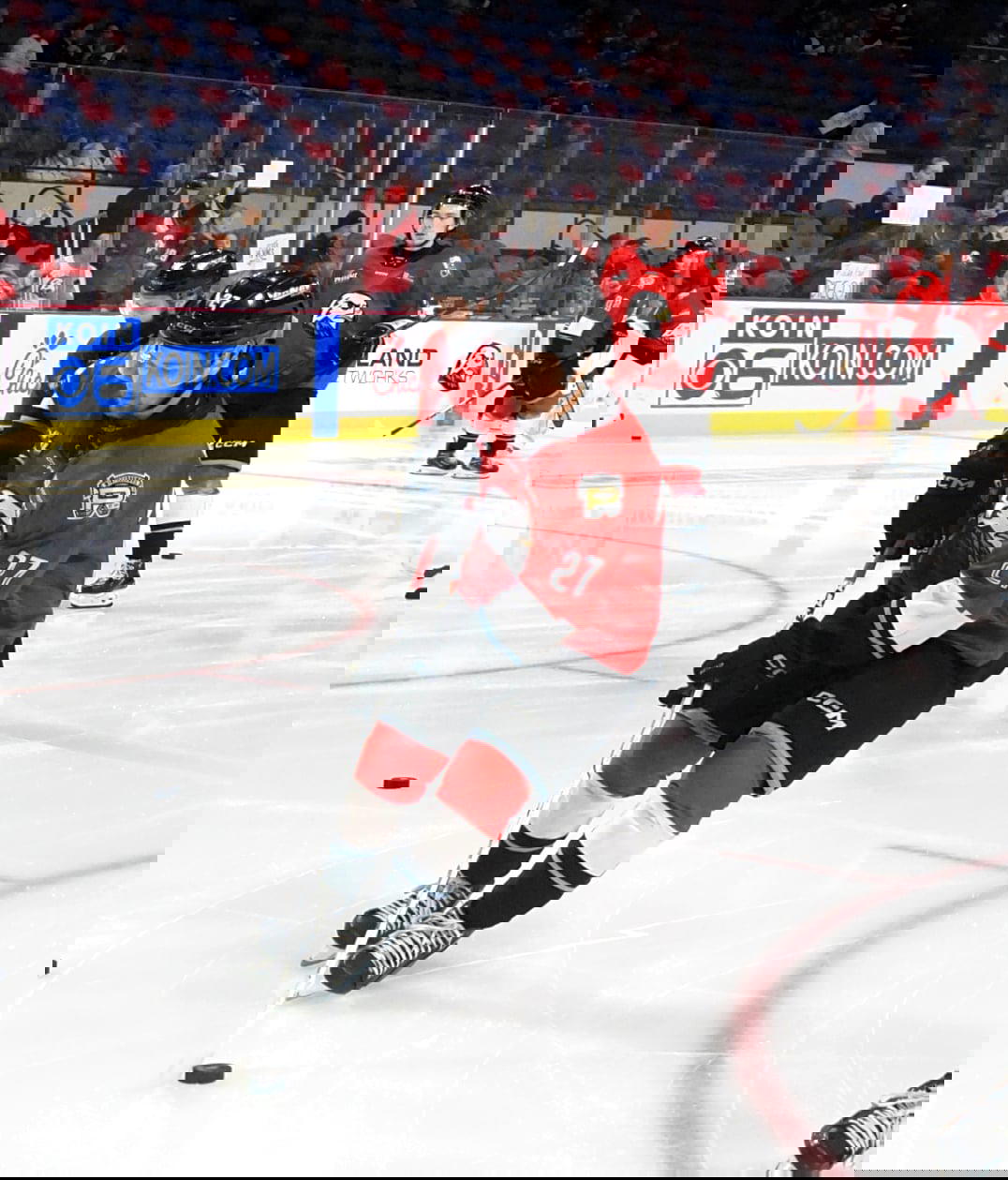 Tyson Jugnauth (#27) Photo Courtesy of Jon Burkhart | Come As You Are Hockey.