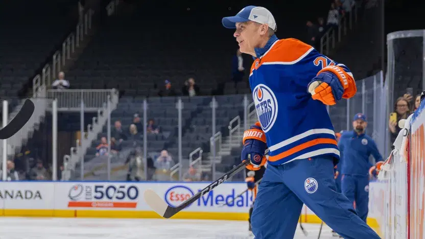 Oilers Superfan Mark Carney (Jacob Cathro/Edmonton Oilers)