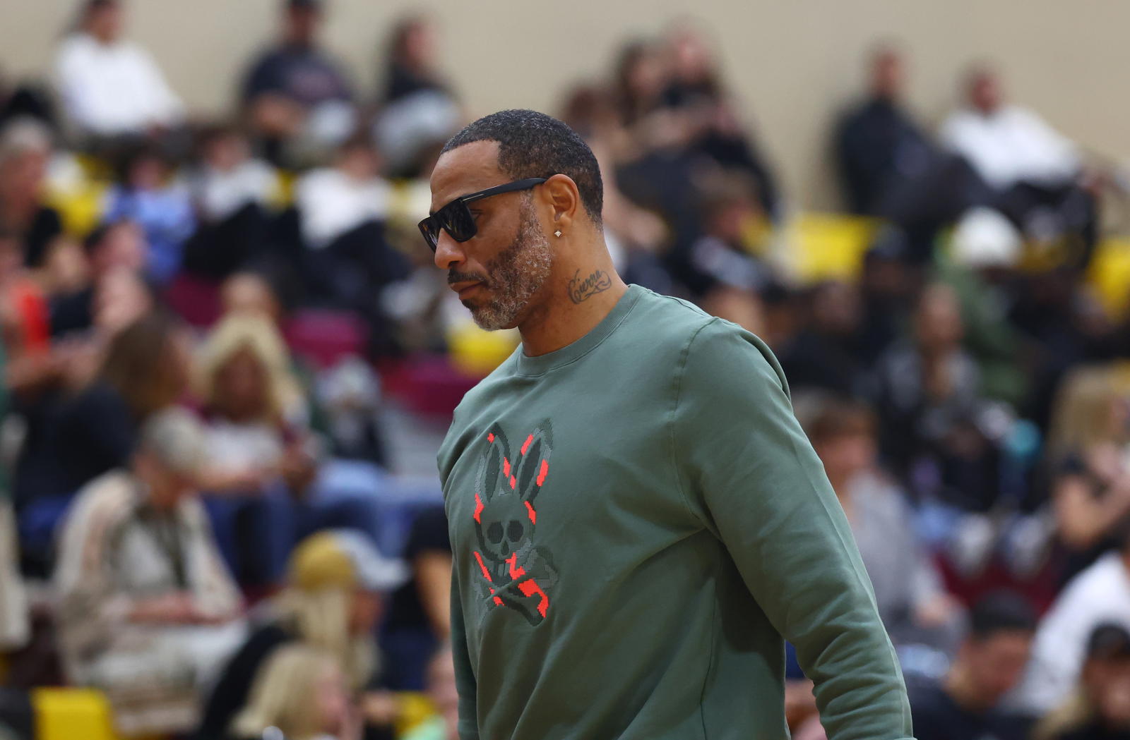 Former NBA player Kenyon Martin in attendance during the Hoophall West High School Invitational at Chaparral High School.&nbsp;Mark J. Rebilas-USA TODAY Sports