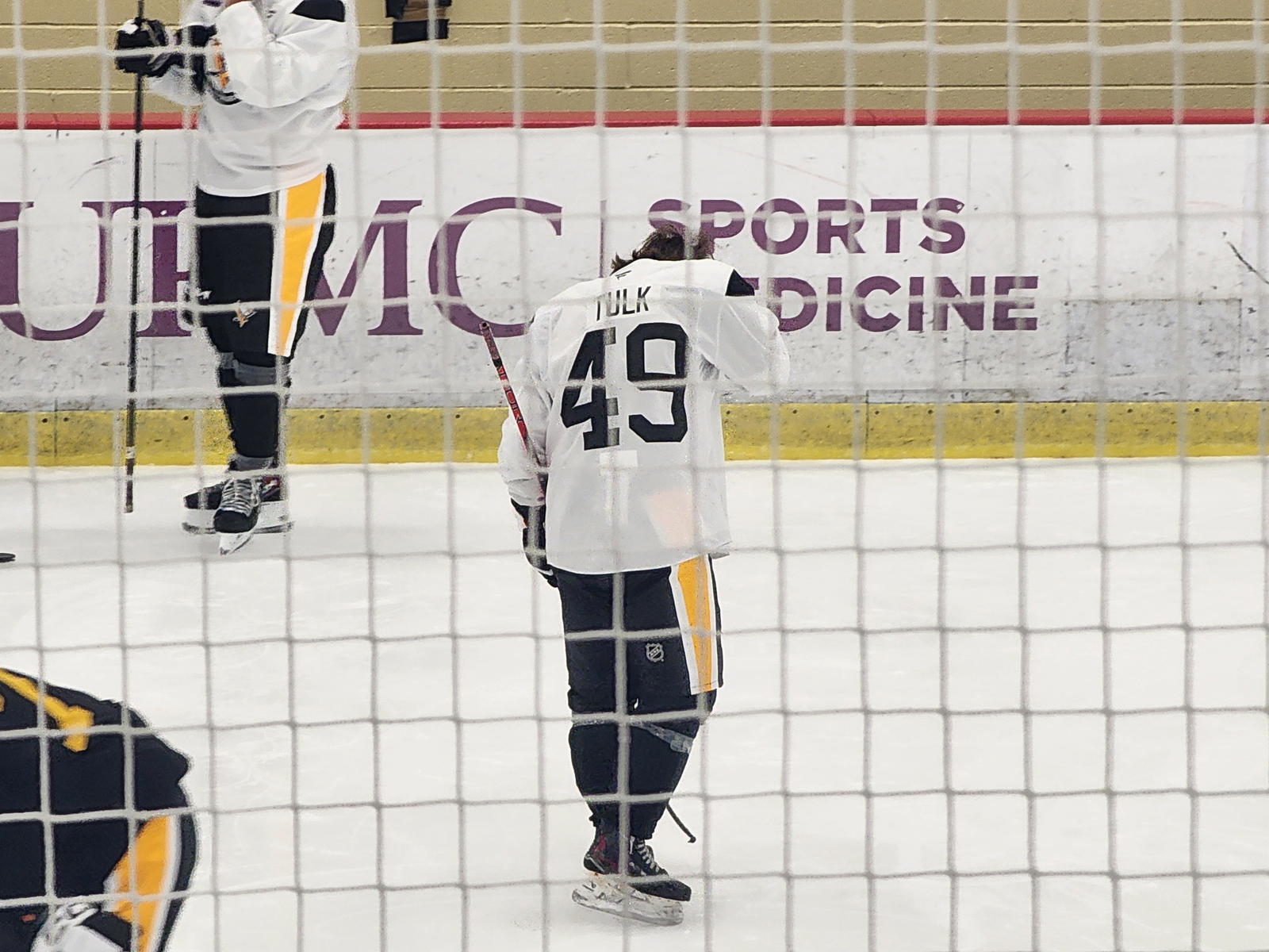 Penguins' development camp invitee Oliver Tulk. (Credit: Kelsey Surmacz - The Hockey News)