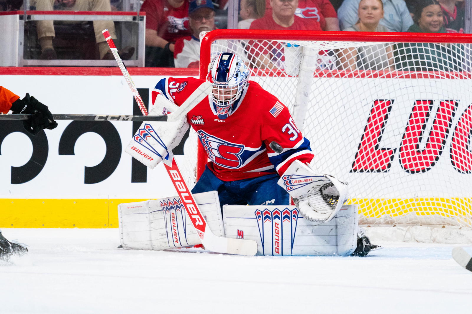 Carter Esler of the Spokane Chiefs (Photo Credit:&nbsp;Larry Brunt/Spokane Chiefs/WHL)