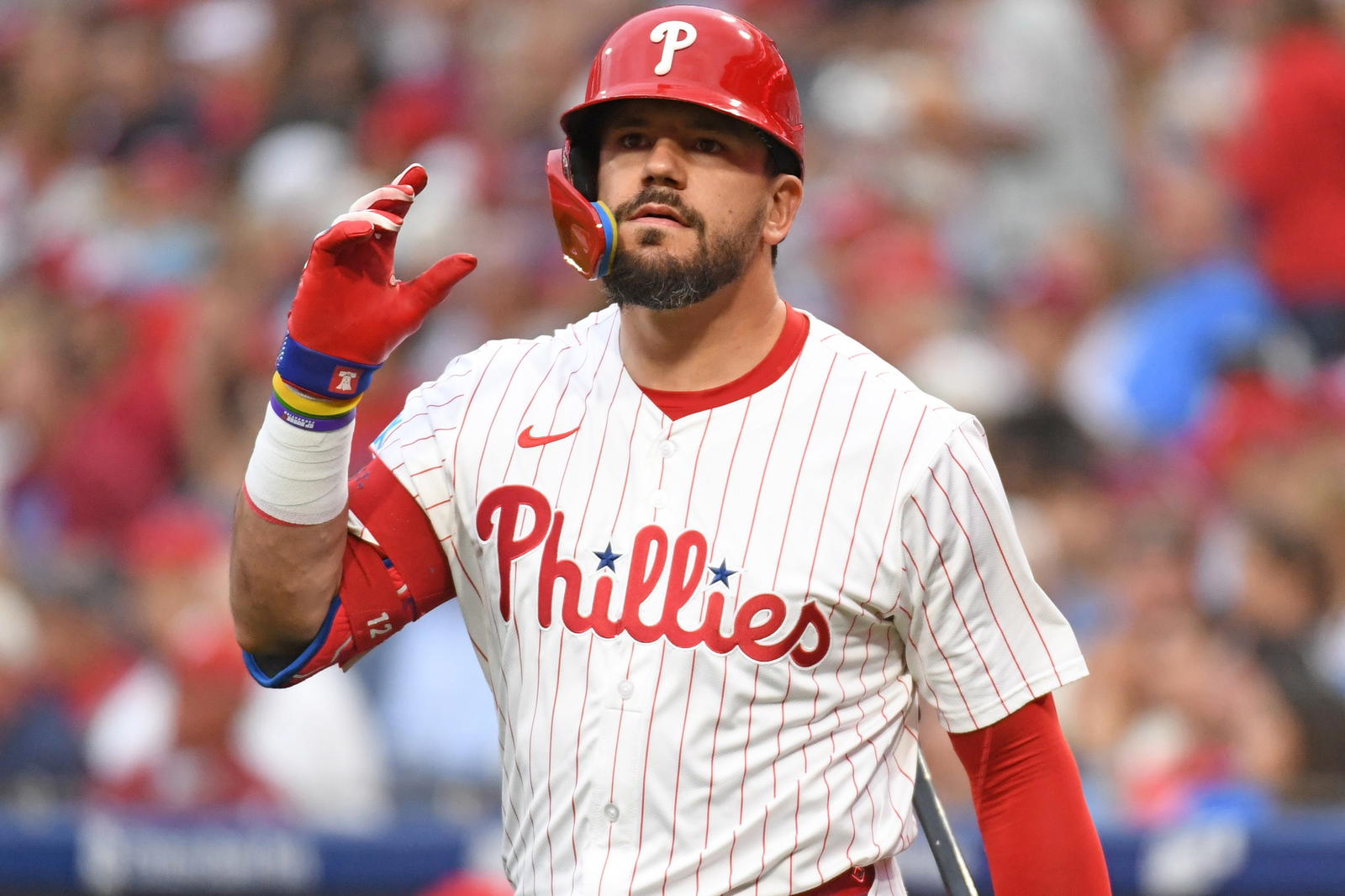 Kyle Schwarber. Credit:&nbsp;Eric Hartline-Imagn Images.