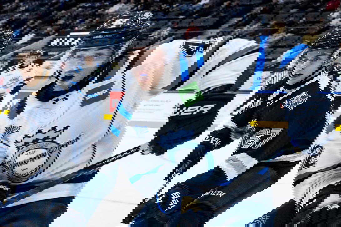 Nathan Lecompte with the Chicoutimi Saguenéens. (Photo: Iften Redjah)