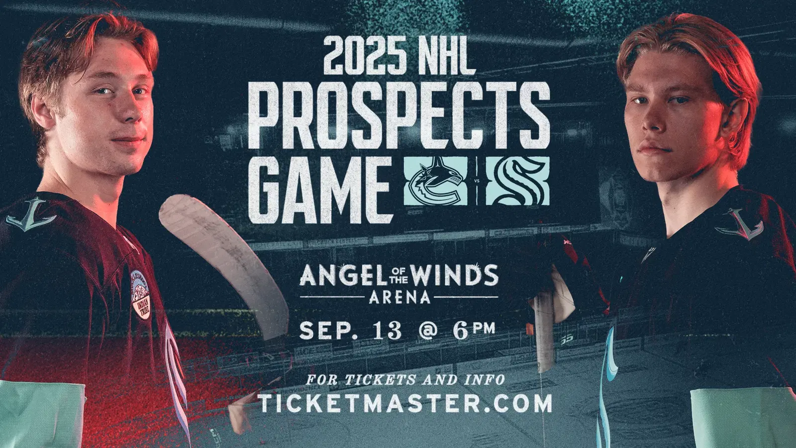 Angel of the Winds Arena to host NHL Prospects Game with the Seattle Kraken and the Vancouver Canucks