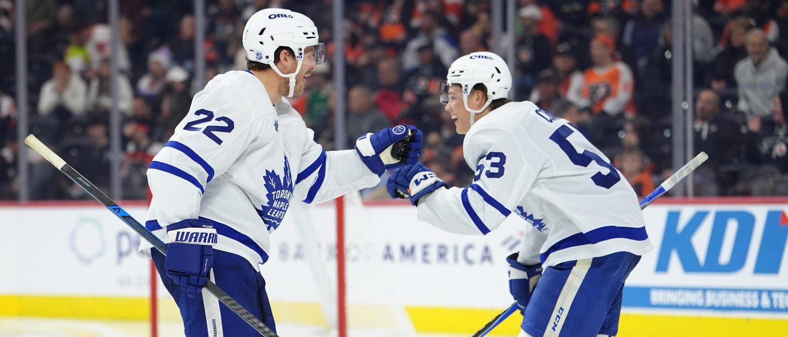 'What A Feeling, Especially For Your Hometown Team': Maple Leafs' Easton Cowan Pots First NHL Goal Against Flyers