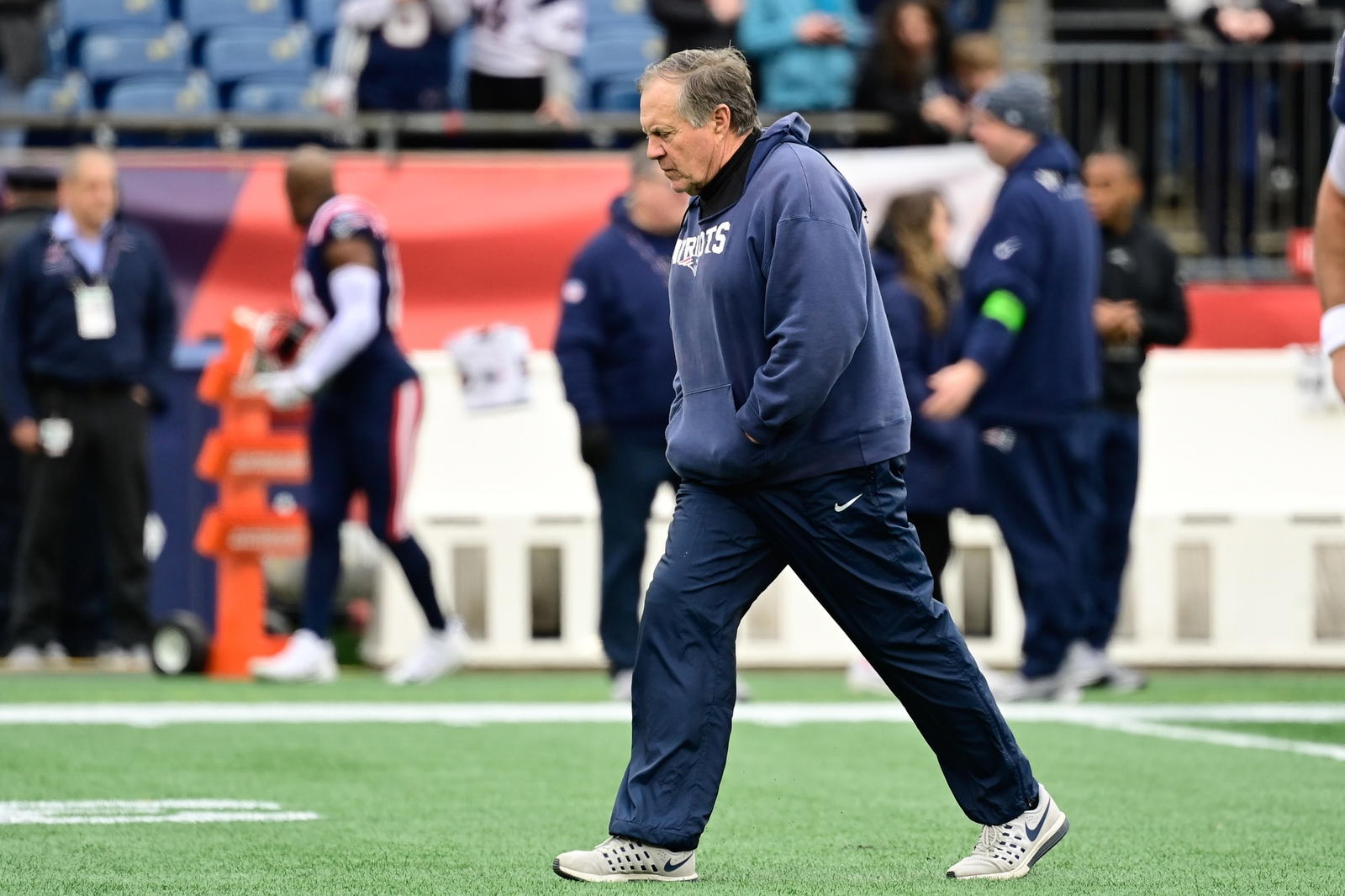 Bill Belichick. Credit:&nbsp;Eric Canha-Imagn Images.
