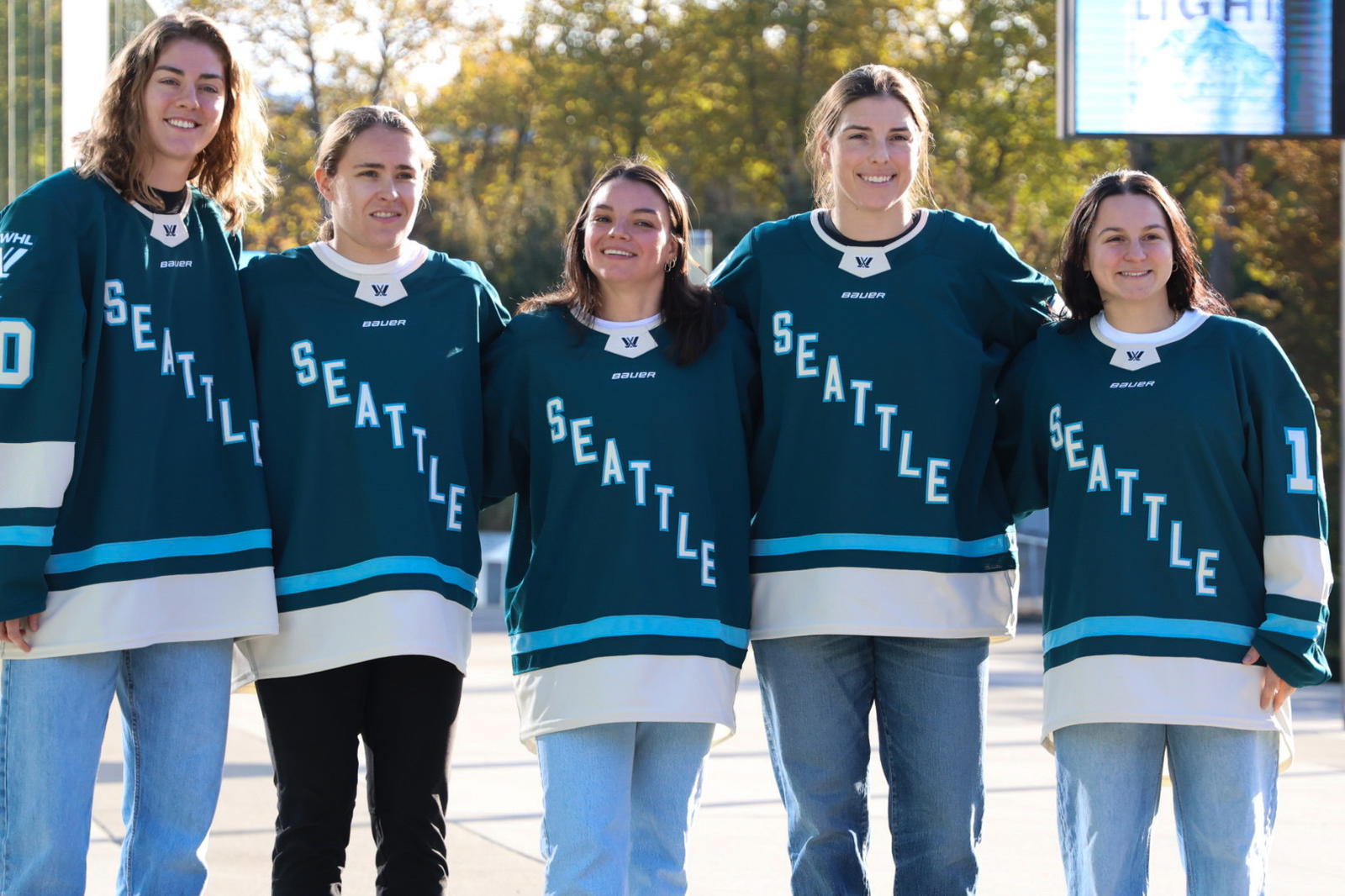 October 21, 2025 PWHL Seattle Jersey Reveal photo by Candace Kludt | Come As You Are Hockey
