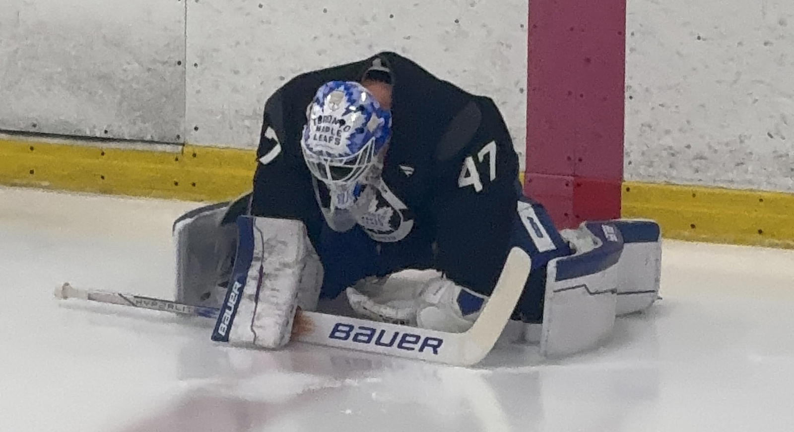 `` I haven't had much fun for a long time '': James Reimer is thinking about the first practice of Maple Leafs in 9 years and when he can play