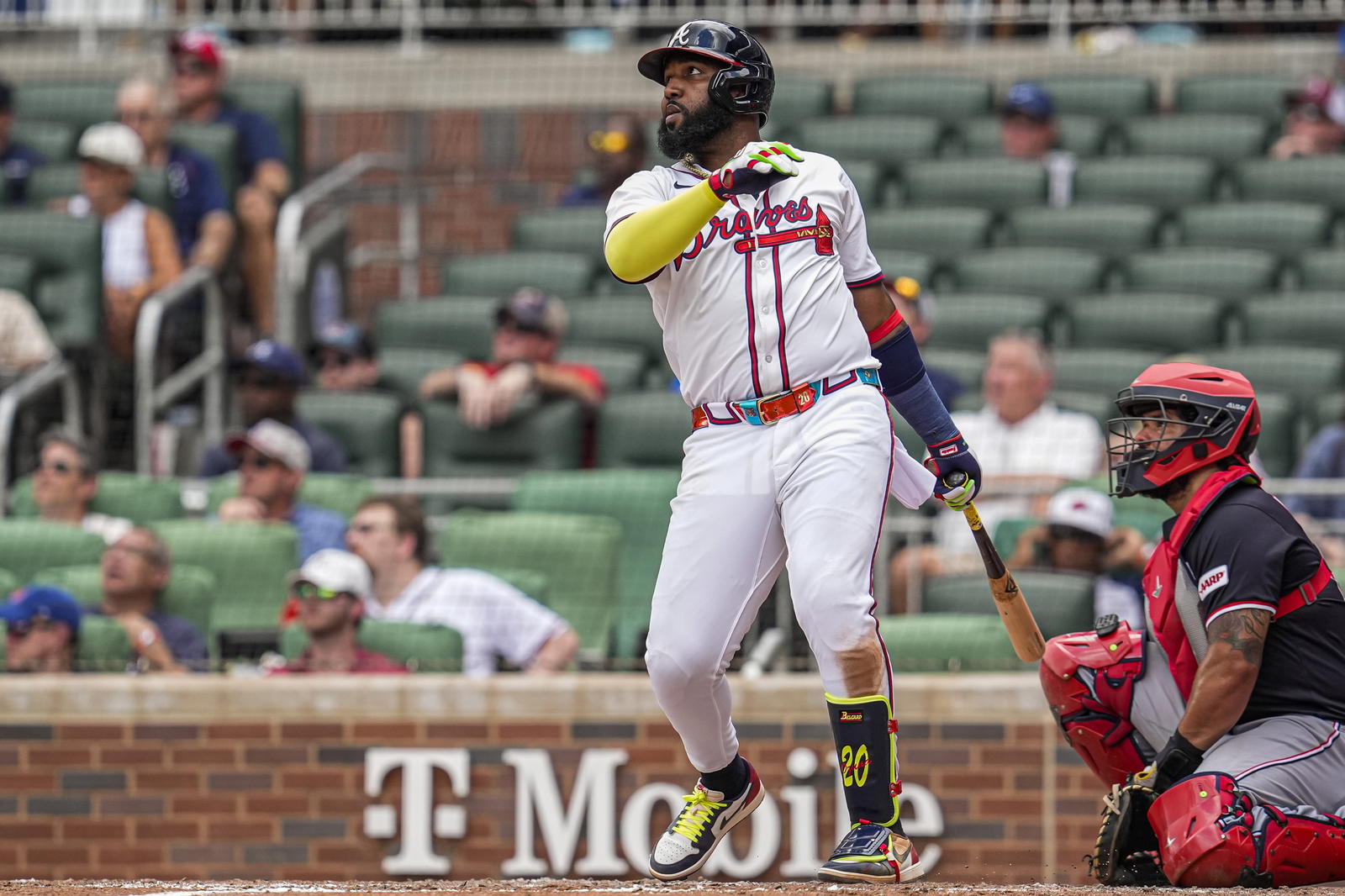 Atlanta Braves designated hitter Marcell Ozuna. Credit: Dale Zanine-Imagn Images.