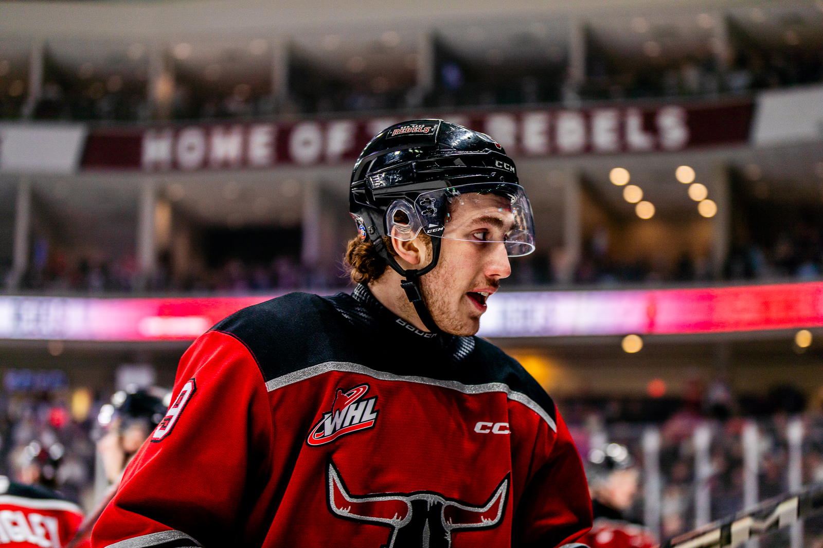 Matthew Gard of the Red Deer Rebels (Photo Credit: Taylor Lachance/Red Deer Rebels/WHL)