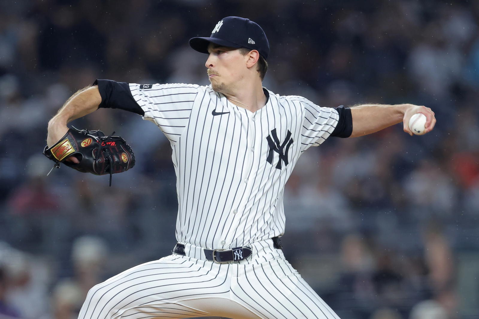 New York Yankees pitcher Max Fried. Credit: Brad Penner-Imagn Images.
